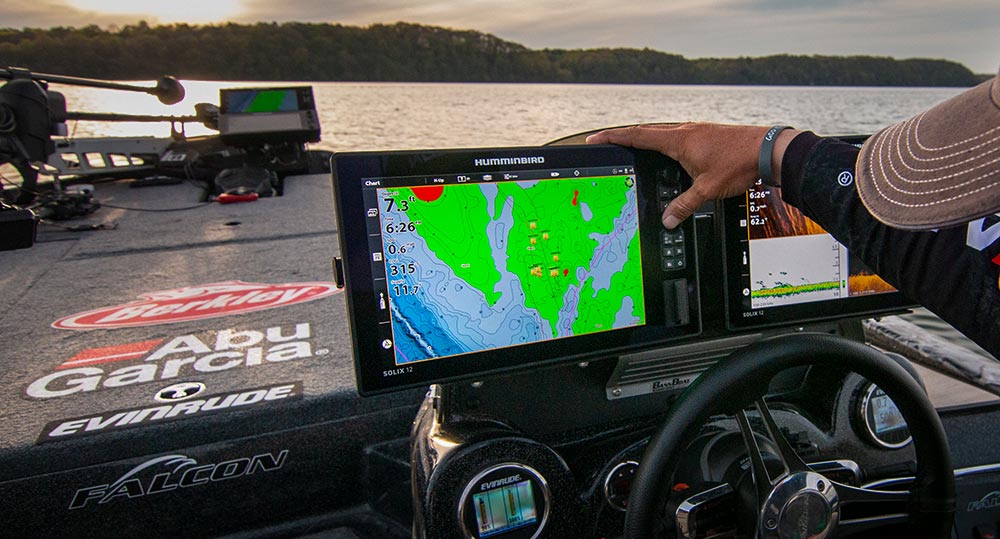 depth highlight on humminbird solix