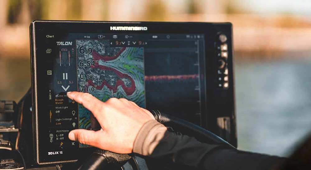 Deploy Talon from your Humminbird fish finder