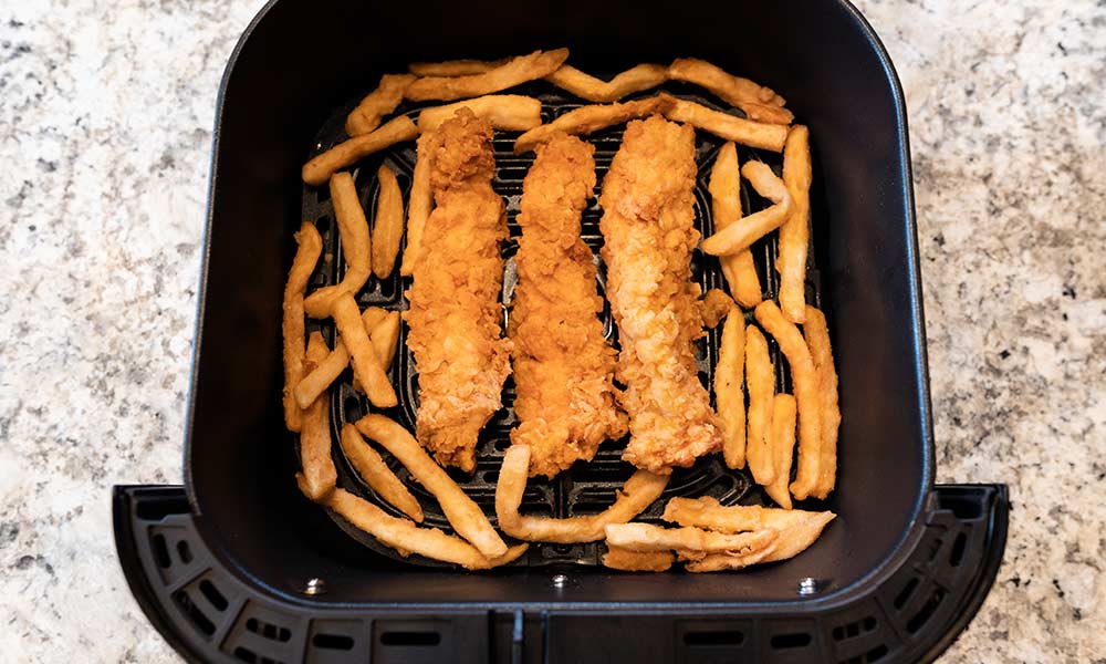 reheating fish in an air fryer