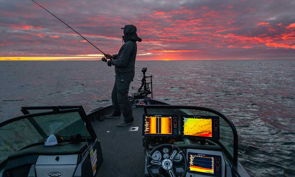 boat control for walleye fishing