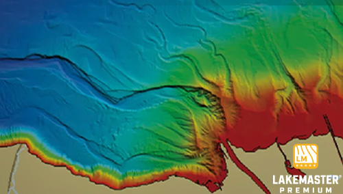 Lakemaster Premium - 2D Shaded Relief