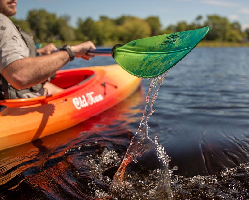 Paddling with the Carlisle Magic Mystic paddle