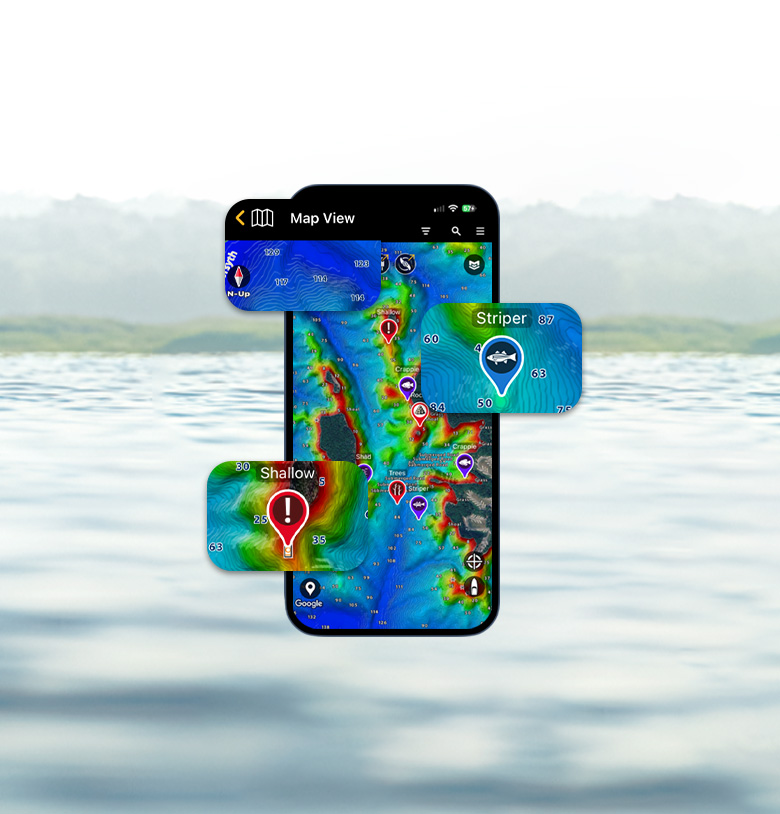 Minn Kota Mapping on Mobile Phone