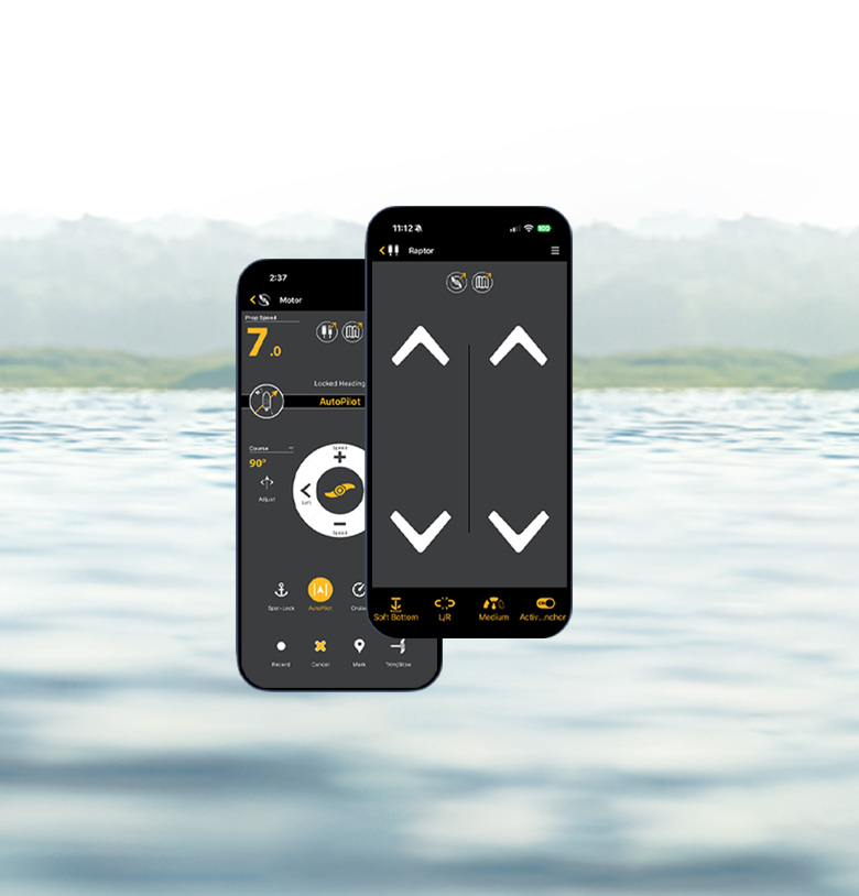 Minn Kota Seamless fishing system user interface