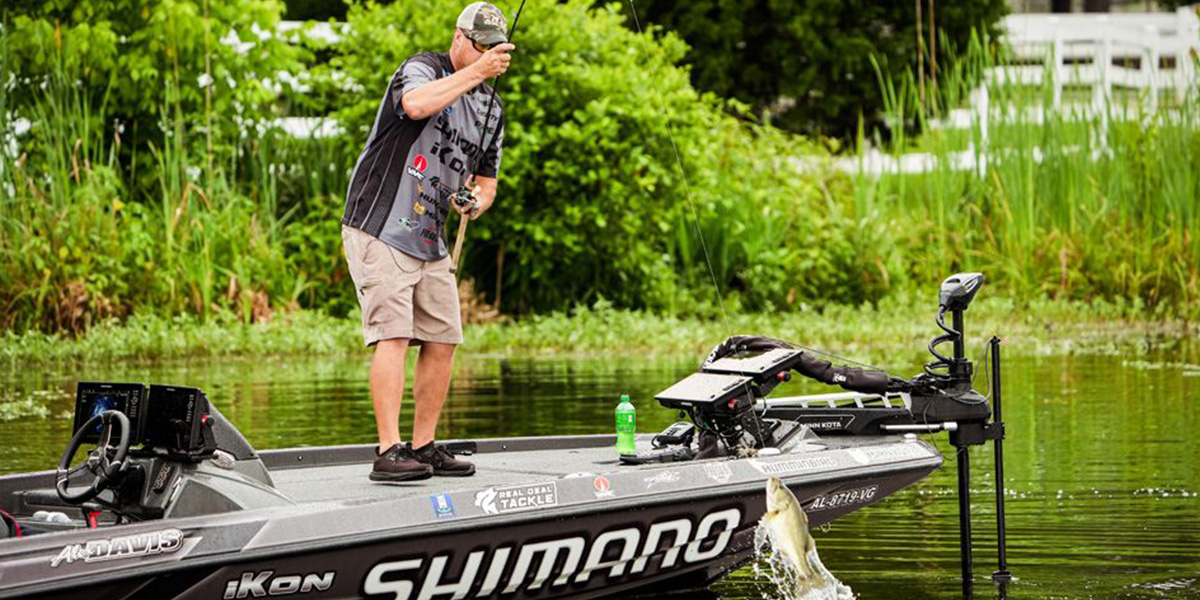 Alex Davis Lay Lake Win Fishing Shot