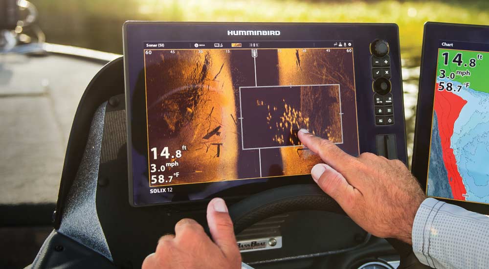 fish finder with side imaging sonar