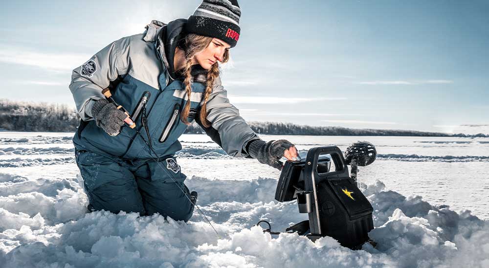 converting humminbird helix for ice fishing