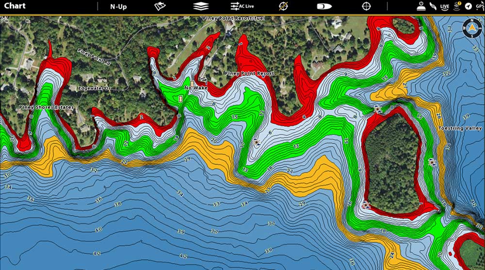 lakemaster vx multiple depth highlights