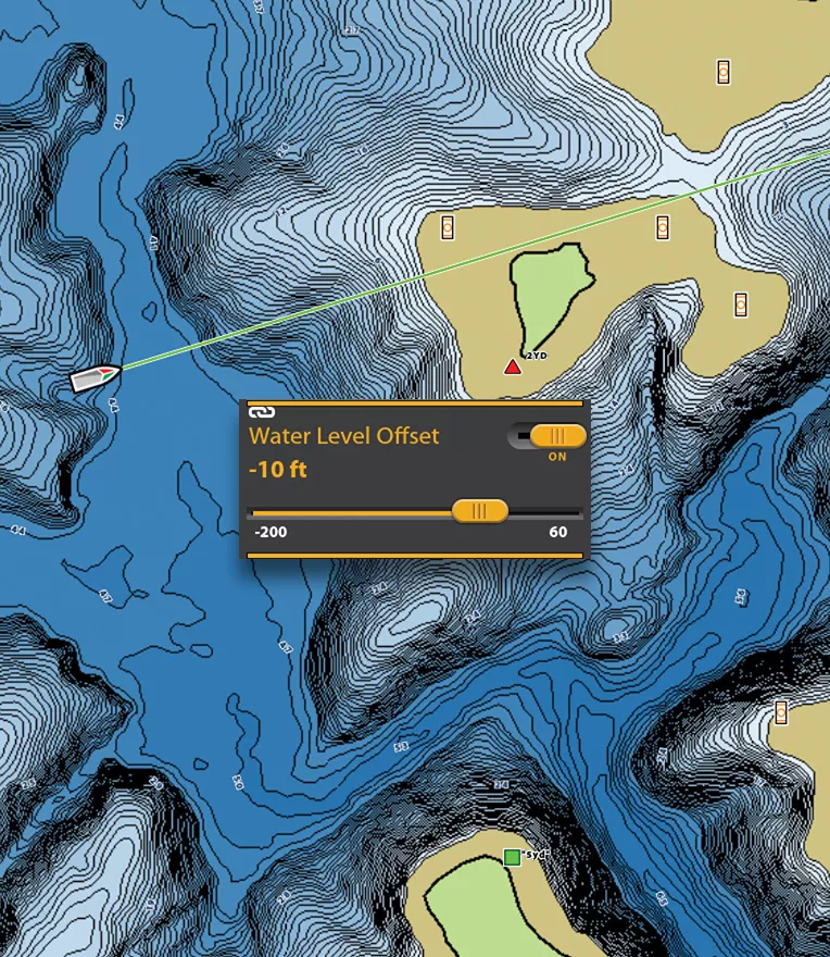 Lakemaster Feature - Water Level Offset