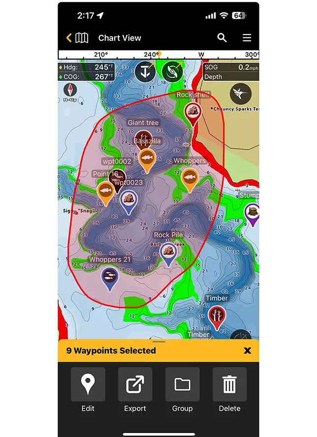 waypoint management
