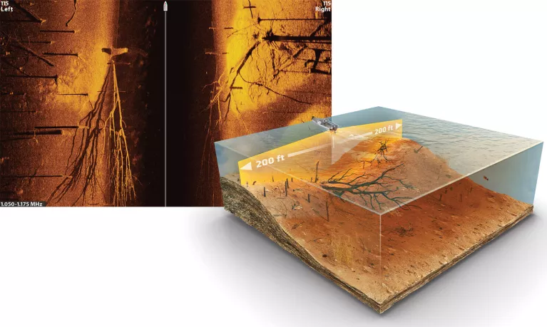 Humminbird - Side Imaging Illustration