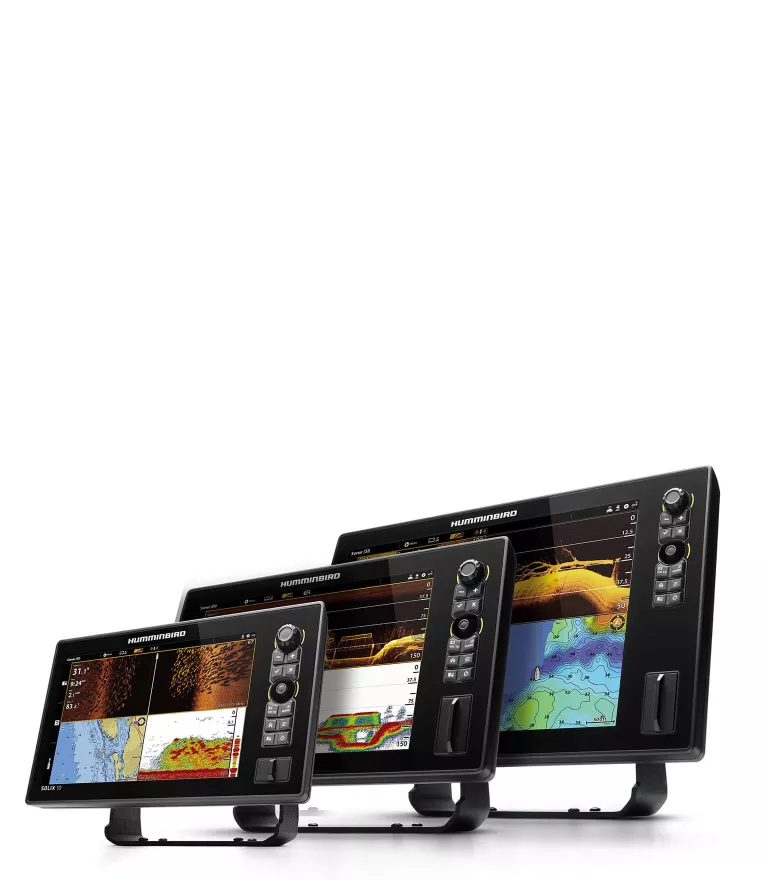 SOLIX Fish Finders mounted on Freshwater boat