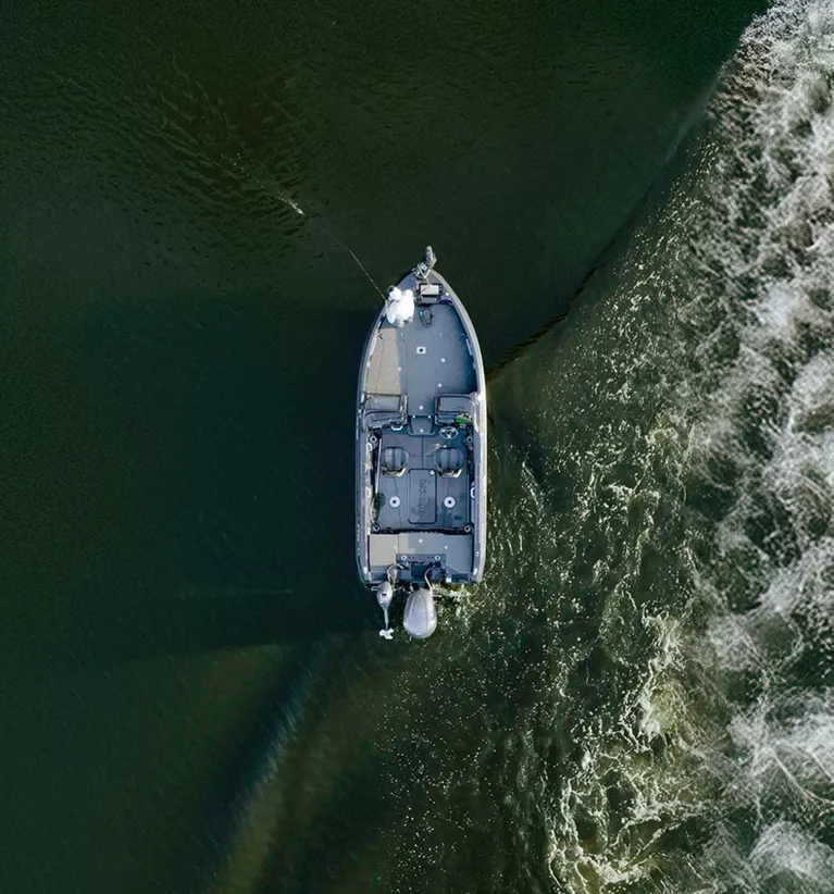 Raptor Shallow Water Anchor Birds eye view