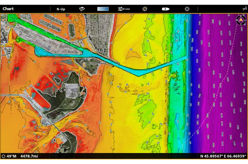 Coastmaster Premium Marine Chart Screenshot