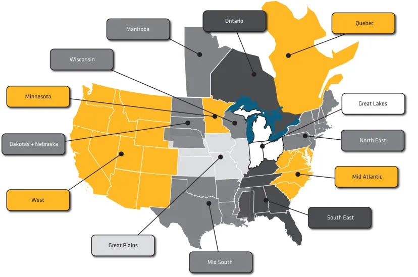 Lakemaster Coverage Map